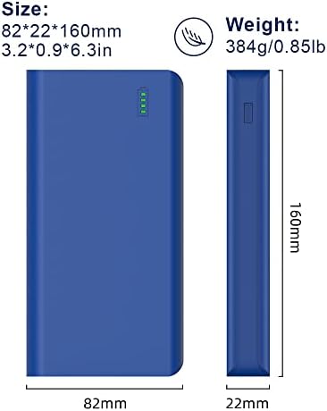 Talentcell High-Capacity 19200 m Ah Portable Power Bank with DC 12 V/5 V Output and USB-C PD 30 W – Versatile Charging for Spectra Pumps, LED Light Strips, CCTV Cameras, and Smartphones – Lightweight, Durable Design for Outdoor Adventures and Emergency Situations
