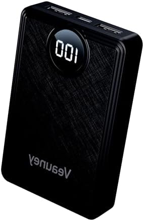 Ultimate 12000 m Ah Heated Vest Battery Pack – High-Capacity 5 V 2 A Power Bank for Heated Clothing, Jackets, and Blankets with LED Indicator – Lightweight, Rechargeable, and Efficient Power Source for Outdoor Comfort and Versatility