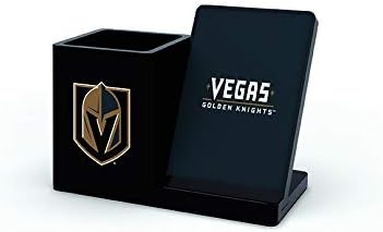 SOAR NHL Wireless Charging Station and Desk Organizer – Premium Qi Fast Charger with Team Logo for Sports Fans, Sleek Accessory Holder for a Tidy Workspace, Perfect for Phones and Essentials