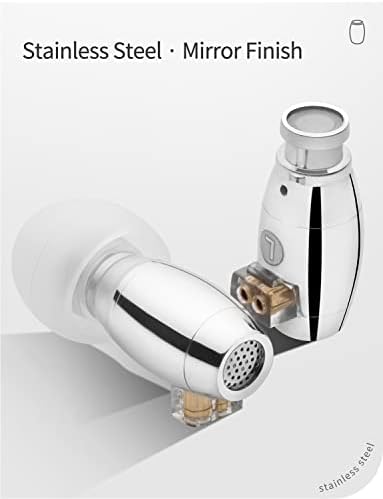 HZSOUND Hi-Fi Wired Earbuds – Professional In-Ear Monitors with Advanced Polymer Composite Diaphragm and Dynamic Driver for Superior Audio Clarity, Integrated Volume Control, and Ergonomic Comfort – Ideal for Musicians and Audiophiles Across All Music Genres