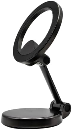 Premium Metal Rotatable Car Phone Mount – Ultimate 360-Degree Adjustable Holder for Secure Smartphone Navigation | Compact & Foldable Design for Effortless Storage | Essential Car Accessory Enhancing Safety and Driving Comfort | Compatible with i Phone & Android Devices | Durable Magnetic Grip for Unmatched Stability