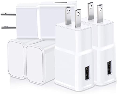 5 Pack High-Speed Type C Charger Block – Ultimate USB Wall Adapter for Samsung Galaxy S21, Note 10, LG, Pixel3 & More – Enhanced Compatibility, Fast Charging, and Portable Design for Everyday Use