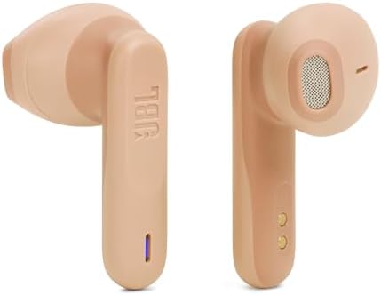 JBL Vibe Flex True Wireless Earbuds – Premium Bluetooth Earphones with Powerful Deep Bass, IP54 Water & Dust Resistance, Extended Battery Life, Hands-Free Voice Assistant Functionality, Comfortable Open-Ear Design in Elegant Beige – Perfect for Music Lovers and Active Lifestyles