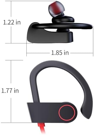 Boean Bluetooth 5.3 Wireless Earbuds – IPX7 Waterproof Running Headphones with 16 Hours Battery Life, Immersive Stereo Sound Isolation, and Enhanced Device Compatibility for Workout Enthusiasts and Active Lifestyles