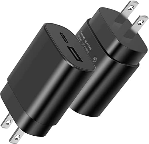 Dual Port 25 W Super Fast Type-C Wall Charger for Samsung Galaxy & i Phone – Rapid Power Delivery with Enhanced Safety Features, Compact Design for On-the-Go Charging, Compatible with S22/S21/Note20/i Phone 13/13 Pro Max