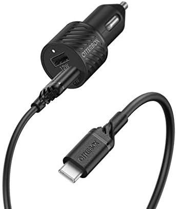 Otter Box Dual USB-A Car Charger – 24 W Power Hub for Fast, Reliable Charging on the Go – Sleek Black Finish, Durable Design for Smartphones & Tablets – Essential Auto Accessory for Road Trips & Daily Commutes