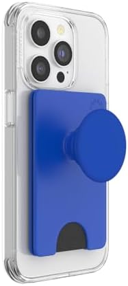 Cobalt Pop Sockets Phone Wallet: Premium Card Holder with Expanding Grip and Mag Safe Compatibility for Effortless Wireless Charging – The Perfect Accessory for On-the-Go Mobile Users Seeking Style and Functionality