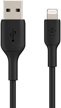 Belkin Boost Charge 9.8 ft Lightning Cable – MFi Certified Apple i Phone Charger for Fast, Convenient Charging – Durable & Tangle-Free USB to Lightning Cord in Sleek White Design – Perfect Length for Uninterrupted Use – Elevate Your Apple Device Experience