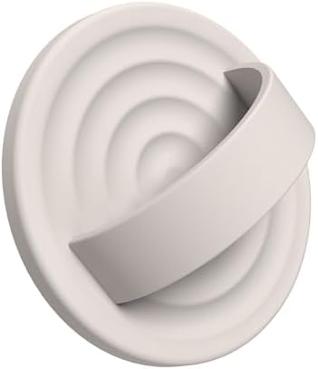 Upgraded Magnetic Phone Grip for i Phone: Premium Silicone Loop Holder with Mag Safe Compatibility – Ergonomic 360-Degree Stand, Non-Slip Design in Sleek Black for Enhanced Comfort and Secure Handling on i Phone 16/15/14/13/12 Pro Max/Plus