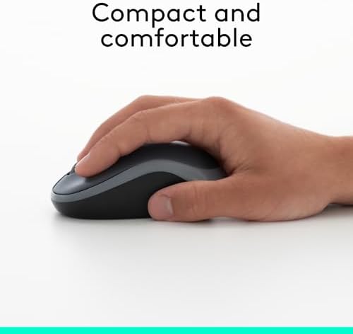 Logitech M240 Silent Bluetooth Mouse – Wireless & Compact Design for Effortless Navigation, 18-Month Battery Life, and Smooth Tracking on All Surfaces – Ideal for Windows, mac OS, Chrome OS – Portable Off White Solution for Professionals on the Go