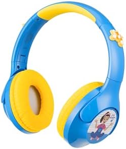 Ms. Rachel’s Kids Bluetooth Headphones – Fun and Safe Toddler Headset with Built-in Music for Instant Entertainment – USB-C Rechargeable Design for Quick Power-Ups and Volume Limiting Feature for Ear Safety
