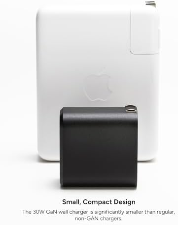 Mophie 100 W Ga N USB-C Power Adapter – Triple-Device Fast Charger for Mac Book, i Pad, i Phone, Samsung Galaxy, Google Pixel & More – Includes 1.5 m USB-C Cable – Eco-Friendly Design for Sustainable Charging on the Go
