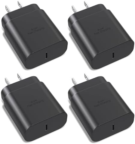 Samsung 25 W PD Super Fast USB-C Charger Block – Efficient Quick Charge Wall Adapter for Galaxy S Series, Z Fold, and Note Models – Compact and Safe Design for Ultimate Portability and Device Protection