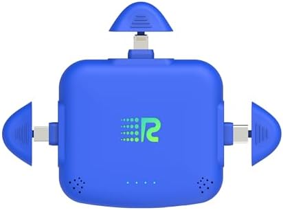 Universal COMET 3200 m Ah Portable Power Bank – Fast Charging 2.1 A, Multi-Device Compatibility for i Phone 16/15/14/13, Type C & Micro-USB – Pre-Charged, Charge 3 Devices Simultaneously, Compact Design for On-the-Go Power Solutions