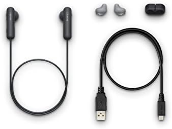 Sony WI-SP500 Bluetooth Sports Earbuds – Wireless In-Ear Headphones for Active Lifestyles, Sweatproof Design, Enhanced Comfort, and 8-Hour Battery Life – Perfect for Fitness Enthusiasts and Music Lovers