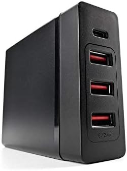 Sewell MOS Reach C 60 W USB-C Power Adapter with 3 USB-A Ports – Ultimate Multi-Device Charging Station for Home and Travel, Fast Charging, Overheat Protection, and Enhanced Device Compatibility