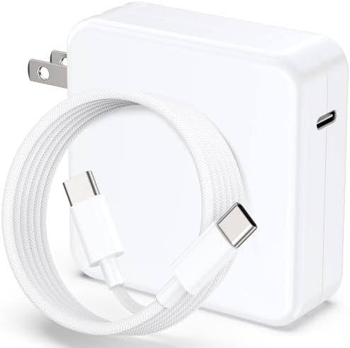 Universal USB-C Laptop Charger 65 W/45 W – Fast Charging AC Adapter for Lenovo, HP, Dell, Acer, Chromebook & More – Enhanced Compatibility & Power Supply for Think Pad, Yoga, XPS, Samsung, Google Devices – 12-Month Warranty Included