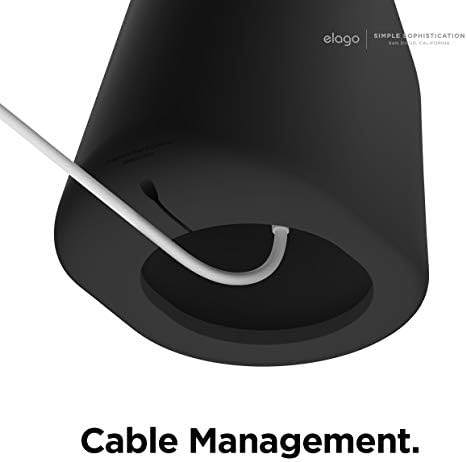 elago MS1 Charging Stand Compatible with MagSafe Charger – Premium Silicone Stand Compatible with iPhone 16/15/14/13/12 Series, Designed for iOS StandBy mode [Jean Indigo][Charging Cable Not Included] – Enhanced Compatibility and Speed