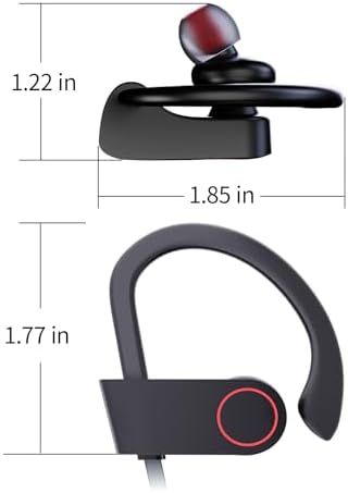Boean Bluetooth 5.3 Wireless Earbuds – IPX7 Waterproof Running Headphones with 16 Hours Battery Life, Immersive Stereo Sound Isolation, and Enhanced Device Compatibility for Workout Enthusiasts and Active Lifestyles