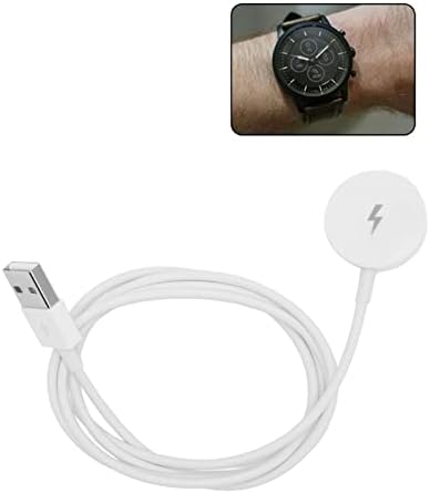 Magnetic Fast Charging Cable for Fossil Smartwatches – USB Charger with Enhanced Compatibility for Fossil Q Gen 1, Gen 2 (Founder, Wander, Marshal) & Gen 3 – Quick Charge Technology, Durable Design, Ideal for Travel and Daily Use