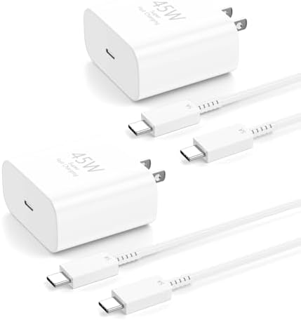 Revolutionary 45 W Fast Charger with 10 FT Type-C Cable – Optimized for i Phone 16 Series and Galaxy S24 – Ultimate Solution for Rapid Charging and Exceptional Durability with Advanced Safety Features for Modern Tech Users