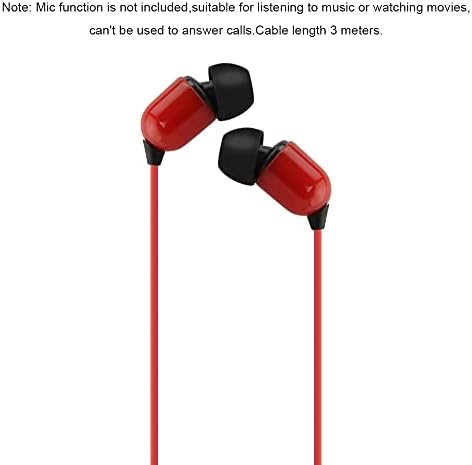 YOCUNKER Premium 3.5 mm Wired Earbuds with Extended 3-Meter Cable – Lightweight In-Ear Design for Superior Sound Quality – Compatible with Smartphones, Tablets, Laptops & TVs – Enjoy Freedom of Movement for an Immersive Listening Experience – Ideal for Music Lovers Seeking Pure Audio Without Microphone – Upgrade Your Sound Game Today!