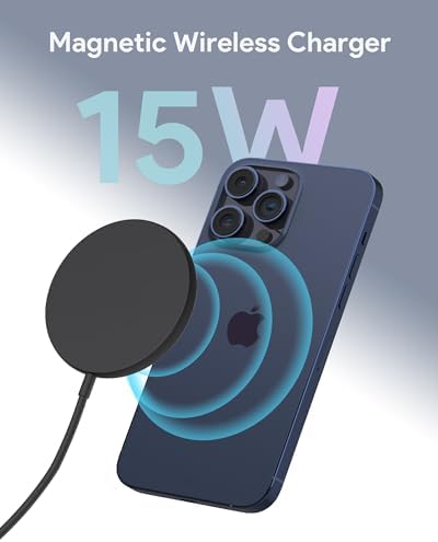 Revolutionize Your Charging Routine with the Magnetic Wireless Charger Duo – Fast Charging Pad Set for i Phone 16/15/14/13 & Air Pods Pro 2 – Effortless Mag Safe Compatibility with Elegant Design for a Clutter-Free Experience