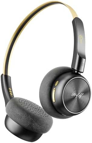 Nostalgic Retro Wireless Bluetooth Headphones – 60-Hour Battery Life, Lightweight Comfort, Built-in Microphone, Dual Device Pairing & Custom Sound App for an Immersive 80 s & 90 s Audio Adventure – Ideal for Active Music Enthusiasts and Daily Listening
