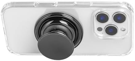 Enhance Your Smartphone Experience with the FAB POPS Magnetic Black Mag Safe Phone Grip & Kickstand – Effortless Wireless Charging, Adapter Ring for Universal Compatibility, and Ultimate Functionality for Daily Use