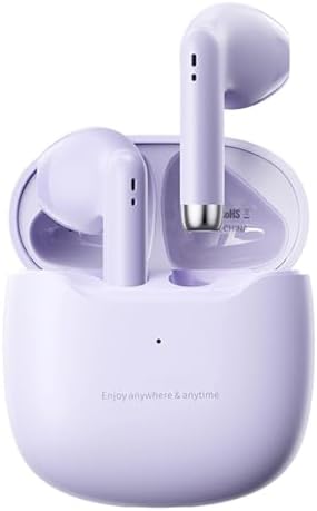 Chic Pink True Wireless Earbuds with Advanced Bluetooth 5.3 – Immersive Noise Cancellation, Powerful Deep Bass & Integrated Microphone – Waterproof Sports-Proof Design for On-the-Go Lifestyle – Perfect Fit for i Phone & Android Users – Transform Your Listening Journey Now!