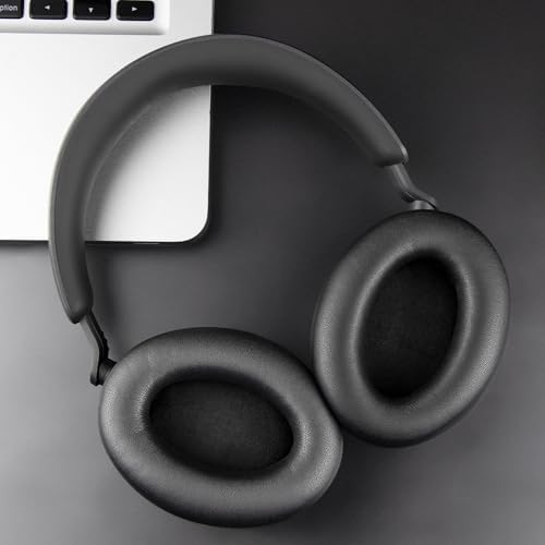 Upgrade Your Sennheiser Accentum & Accentum Plus with SOULWIT Premium Earpads – Luxurious Soft Protein Leather & High-Density Foam for Unmatched Comfort and Superior Noise Isolation – Sleek Black Replacement Ear Cushions for Wireless Headphones – Effortless Installation for Enhanced Sound Quality