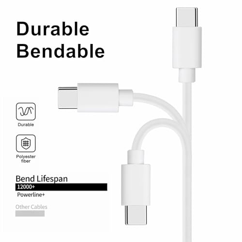 Weishan 20-Pack USB C Fast Charging Cables – Premium 48 W PD Power Delivery Cords, 3.3 ft Length for Enhanced Device Compatibility and Speed, Ideal for i Phone, i Pad, Laptops, and More – Durable Multipack for Home, Office, and Travel Charging Solutions
