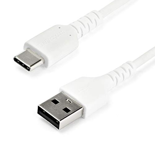Durable 20-Inch Coiled USB A to C Charging Cable – Heavy-Duty USB 2.0 Fast Charge & Sync Cable, Sleek Black Design for Enhanced Portability and Compatibility with All Devices