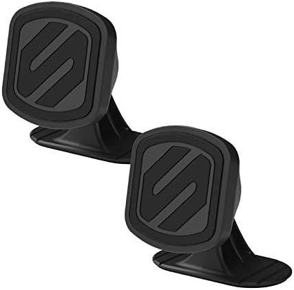 Scosche Magic Mount Select Dual Pack – Premium Magnetic Car Phone Holder for i Phone & Android – Secure 360° Adjustable Mount for Hands-Free Driving – Ideal for Dash & Window Use – Durable Design for Enhanced Compatibility & Safety