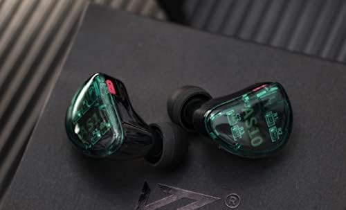 Linsoul KZ AS10 Hi-Fi Stereo Earbuds with 5 Balanced Armature Drivers – Premium Noise-Canceling In-Ear Headphones for Unmatched Sound Clarity, Detachable 0.75 mm Cable, Sleek Black Design for Comfort and Style
