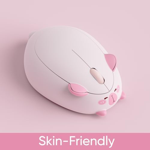 Akko Cat Theme Pink Wireless Gaming Mouse – Tri-Mode Connectivity for Seamless Use Across Devices, Adorable Cartoon Design for Enhanced Aesthetic, Ergonomic & Lightweight for Extended Comfort, Ideal for Mac & Windows Users – Elevate Your Gaming Experience with Style!