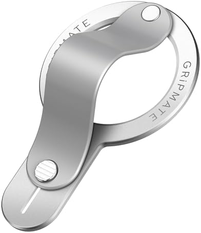 Mag Safe Magnetic Phone Grip for i Phone 12-16 – Ergonomic Detachable Ring Holder in Elegant Silver – Ultimate One-Handed Control and Security – Lightweight Loop Design for Seamless Everyday Use – Perfect Accessory for Enhanced Smartphone Experience