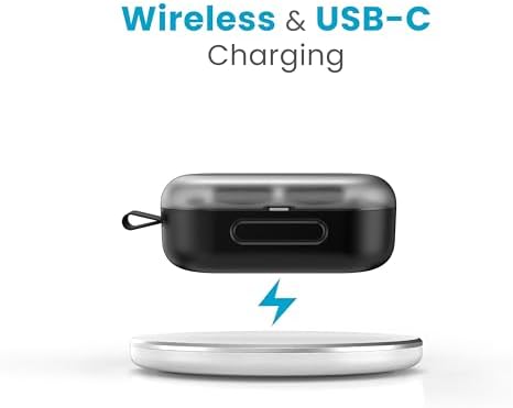 Speck Gemtones Wireless Earbuds – Bluetooth 5.3 Headphones with 28 Hours of Battery Life, USB-C Charging & Custom EQ App for i Phone & Android Users – Stylish White Album Design with Two-Year Warranty for Ultimate Audio Experience