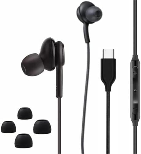 2025 High-Performance In-Ear Stereo Earbuds for Samsung Galaxy – Comfortable 3.5 mm Jack Headphones with Integrated Microphone and Volume Controls – Sleek White Design for All-Day Audio Enjoyment – Perfect for Music Lovers and Professionals