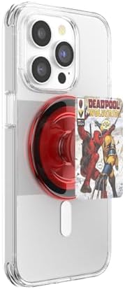 Marvel Captain America Mag Safe Pop Socket Grip – Secure Enamel Phone Holder with Kickstand, Wireless Charging Ready, Lightweight Design for Ultimate Usability and Marvel Fandom Style