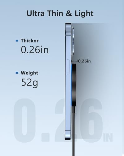 Magnetic Wireless Charger 15 W Dual Pack – High-Speed Mag Safe Charging Pad for i Phone 16/15/14 Series & Air Pods – Enhanced Stability with LED Indicator – Perfect for Nighttime Use and Seamless Device Compatibility