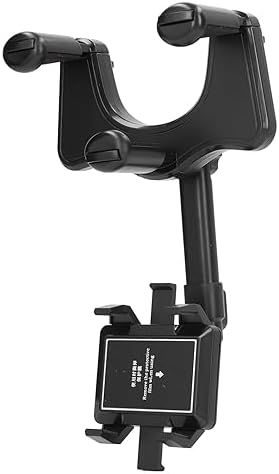 Elevate Your Driving Safety with the Demeras Rearview Mirror Phone Holder – Versatile Smartphone Cradle for Seamless Navigation – Effortless Tool-Free Installation, Rugged Durability, and Wide Compatibility for All Vehicle Types – Enhance Your Hands-Free Experience on the Road