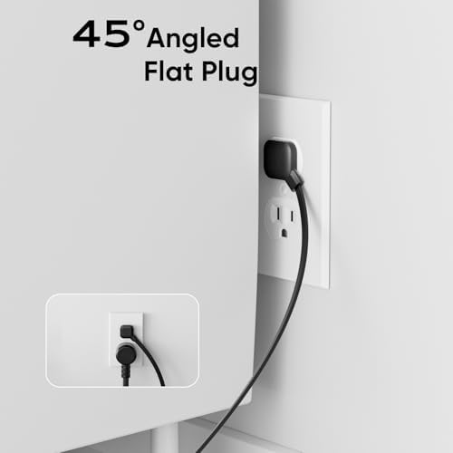 Maximize Your Workspace Efficiency with the Premium Desk Clamp Surge Protector – 10 FT Extension Cord Featuring 4 AC Outlets, 2 USB-A & 2 USB-C Ports for Rapid Charging, Perfect for Home Office and Desk Organization – Enhanced Surge Protection and Compatibility