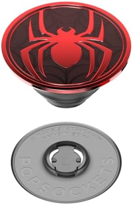 Mag Safe-Compatible Spiderman Enamel Ghost Spider Suit Pop Socket – Ultimate Hands-Free Kickstand & Wireless Charging Grip for Mobile Convenience and Style