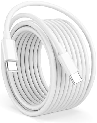 Experience Ultimate Versatility with Cabepow 15 FT USB C to USB C Fast Charging Cable – 60 W Power Delivery for i Phone 16/15 Pro Plus, Galaxy S25/S24, i Pad Pro/Air & Mac Book Pro/Air – Unmatched Durability for High-Speed Data Transfer and Seamless Compatibility