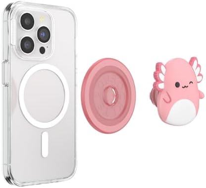 Squishmallow-Inspired Mag Safe Phone Grip & Kickstand – Secure Magnetic Attachment for Effortless Hands-Free Use and Wireless Charging – Stylish Pop Socket Accessory to Elevate Your Mobile Experience with Fun Design and Ultimate Convenience