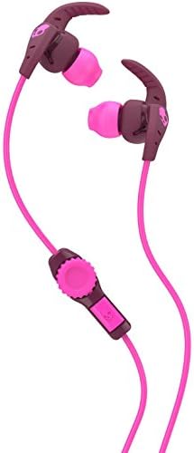 Skullcandy XTplyo Sport Earbuds in Plum/Pink – Lightweight, Sweat-Resistant In-Ear Headphones with Mic for Active Lifestyles, Enhanced Sound Quality and Device Compatibility, Perfect for Workouts and On-the-Go Listening
