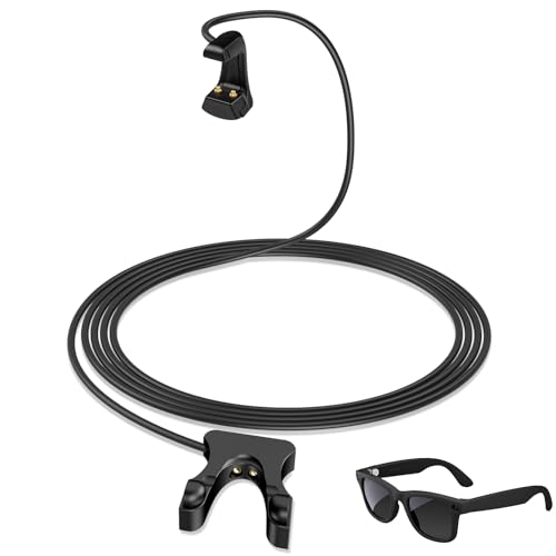 weishan Magnetic Charging Cable for Ray-Ban Meta Smart Glasses – 5 ft USB Cable for Wayfarer Sunglasses Charging Case – Enhanced Durability and Compatibility for Effortless Power Management