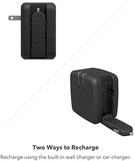 HALO Portable 10,000 m Ah Power Cube – Versatile Dual USB Car Charger Power Bank with Built-in Adapters for Effortless Charging – Sleek Black Design for Ultimate Portability and Fast Device Compatibility