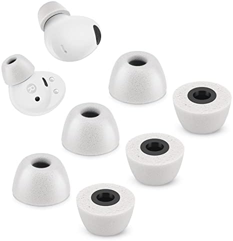 Transform Your Audio Experience with Premium Memory Foam Ear Tips for Samsung Galaxy Buds 2 Pro – Ultimate Comfort, Secure Anti-Slip Design, Noise Isolation, and Convenient Charging Case Compatibility – 3 Pairs (S/M/L, Black) – Elevate Sound Quality and Enjoy Uninterrupted Listening